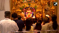Devotees perform 'aarti' at Siddhivinayak Temple in Mumbai