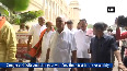 K taka political crisis BS Yeddyurappa along with BJP MLAs arrive at Vidhana Soudha for floor test