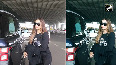 Malaika Arora opts for all-black airport look