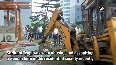 Noida administration demolishes illegal construction at Shrikant Tyagis residence