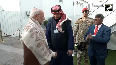 PM Modi's candid moments with Indian workers at Kuwait labour camp