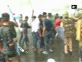 SSLC question paper leak Police use water cannons to disperse protesting students