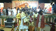 Rajasthan Chief Minister Bhajanlal Sharma welcomes Kamlesh Ji Maharaj at Guru Purnima celebrations