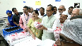 Union Min Shivraj Singh Chouhan interacts with farmers in Punes Junnar