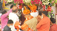 Ahmedabad Gujarat CM Bhupendra Patel participates in Rath Yatra at Shree Jagannathji Mandir