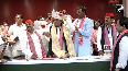 VO PKG When workers put a silver crown on Akhilesh Yadav and handed him a sword, then this happened