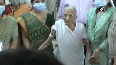 PM Modi's mother casts vote in Gandhinagar
