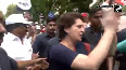 Rahul Gandhi led INDIA Block s march to EC office on the issue of vote theft, stopped by police