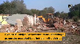 Gwalior Municipal Corporation bulldozes illegal properties in anti-mafia drive.mp4