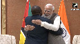 PM Modi holds bilateral meeting with Mozambique President Filipe Nyusi in Gandhinagar