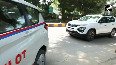 US delegation arrives at Delhi's Vanijya Bhawan for trade talks