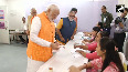 PM Modi casts his vote in Ahmedabad