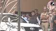 Maharashtra CM Devendra Fadnavis arrives at Sahyadri Guest House in Mumbai