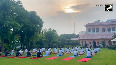 CM Bhajanlal Sharma performs yoga with security personnel and students, ahead of Int'l Yoga Day