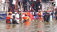 Prez Murmu takes holy dip at Maha Kumbh