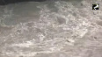 Beas river in HPs Mandi experiences grim flooding after incessant rainfall, red alert issued