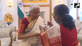 Sitharaman's 'dahi-cheeni' moment with President before Budget