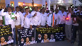 Lakhimpur Kheri violence Congress holds torchlight protest in Bengaluru