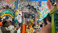 Devotees throng Hanuman Garhi to offer prayers on the occassion of Devuthani Ekadashi