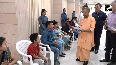 Uttar Pradesh CM Yogi Adityanath holds Janta Darshan at CM residence in Lucknow