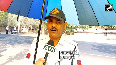 Superintendent of Police Vikram Singh took a unique initiative, distributed umbrellas to the Traffic Police