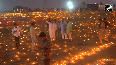 Five lakh diyas lit up on occasion of 'Tulsi Vivah' in Varanasi