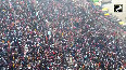 Drone footage captures holy dip at Triveni Sangam in Prayagraj, Over 38.97 Crore people participate