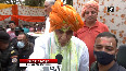 Rajnath Singh celebrates Holi at his residence in Delhi