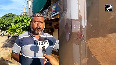 Karnataka Roads submerged due to heavy rains in Hubli water entered houses