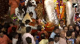 Mumbai Smriti Irani visits Lalbaugcha Raja to seek blessings of Lord Ganesha