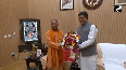 Tripura CM Manik Saha meets UP CM Yogi Adityanath at his residence in Lucknow