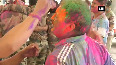 Watch BSF personnel exchange sweets with Bangladeshi troops on Holi