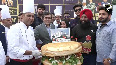 Watch: World's largest 112 kg gold-plated burger in Agra