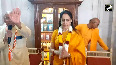 Hema Malini visits ISKCON temple in Ujjain