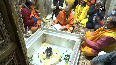 CM Yogi offers prayers at Kashi Vishwanath Temple in Varanasi