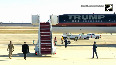 President-elect Donald Trump lands in Washington DC