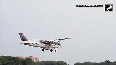 Aircraft for cloud seeding in Delhi takes off from Kanpur, Uttar Pradesh