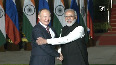PM Modi receives Russian President Vladimir Putin at Hyderabad House
