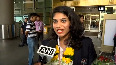 Table Tennis medalists Madhurika Patkar and Sanil Shetty receive grand welcome at Mumbai Airport