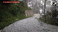 Heavy rainfall and hailstorm hit Shimla