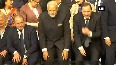 Watch PM Modi takes photo-op with Swedish CEOs