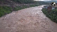 J-K: After heavy rainfall, Darhali river overflows in Rajouri