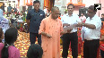 UP CM Yogi Adityanath holds Janata Darshan in Gorakhnath Temple at Uttar Pradeshs Gorakhpur