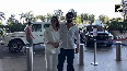 Rakul Preet, Jackky Bhagnani spotted at airport in style