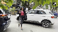 Hardik Pandya's ex-wife spotted outside gym in Mumbai