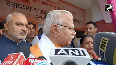 Union Minister Manohar Lal Khattar casts his vote for Haryana Municipal Corporation elections