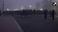 Watch: R-Day parade rehearsal of IAF personnel at Kartavya Path amid dense fog