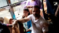 Rahul Gandhi rides BMTC bus in Bengaluru