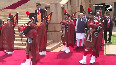 Prime Minister Narendra Modi receives grand welcome at Sri Lankan President Secretariat