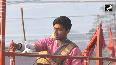 UP Morning Aarti performed at Triveni Sangam in Prayagraj